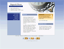 Tablet Screenshot of hague-dixon.co.uk